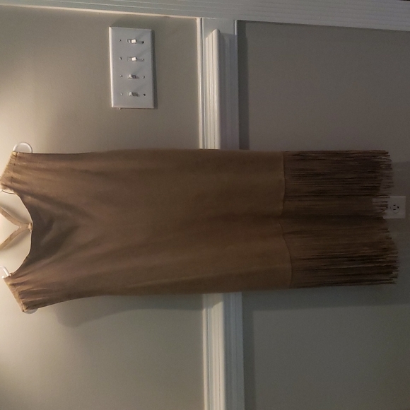 Long suede fringe vest - Picture 2 of 2